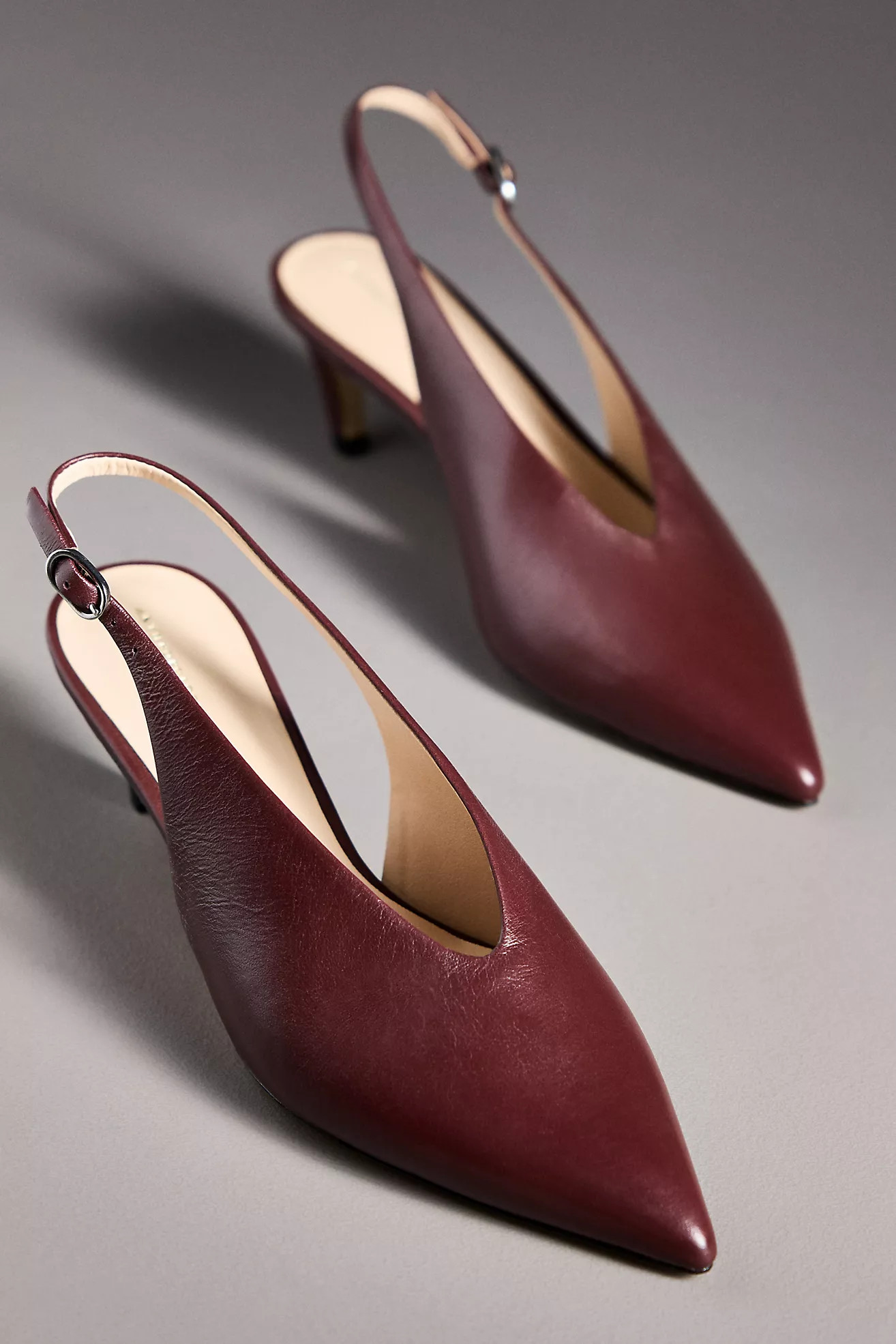 By Anthropologie Pointed-Toe Slingback Pumps | Anthropologie (US)