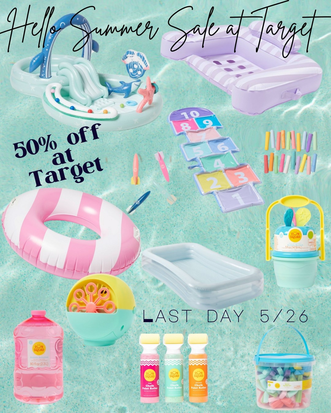 So many amazing deals @Target TODAY 5/25!! The Hello Summer sale has so many amazing deal, but these summer toys for the kids are a MUST here are some of my favorites! #TargetxLTK #LTKSummer #LTKPoolEssentials #SummerEssentials #OutsideMustHaves #KidsSummerEdit #SummerFun #TargetToys #TargetSummer #TargetSummerSale #MemorialDayWeekendDeals #TargetFinds #KelseysKloset 

#LTKSummerEdit #LTKKids #LTKSwim
