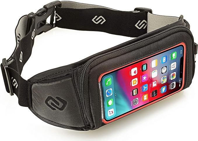 Sporteer Kinetic K1 Running Belt Waist Pack - Compatible with iPhone 14 Pro Max, 14 Plus, 13 Pro ... | Amazon (US)