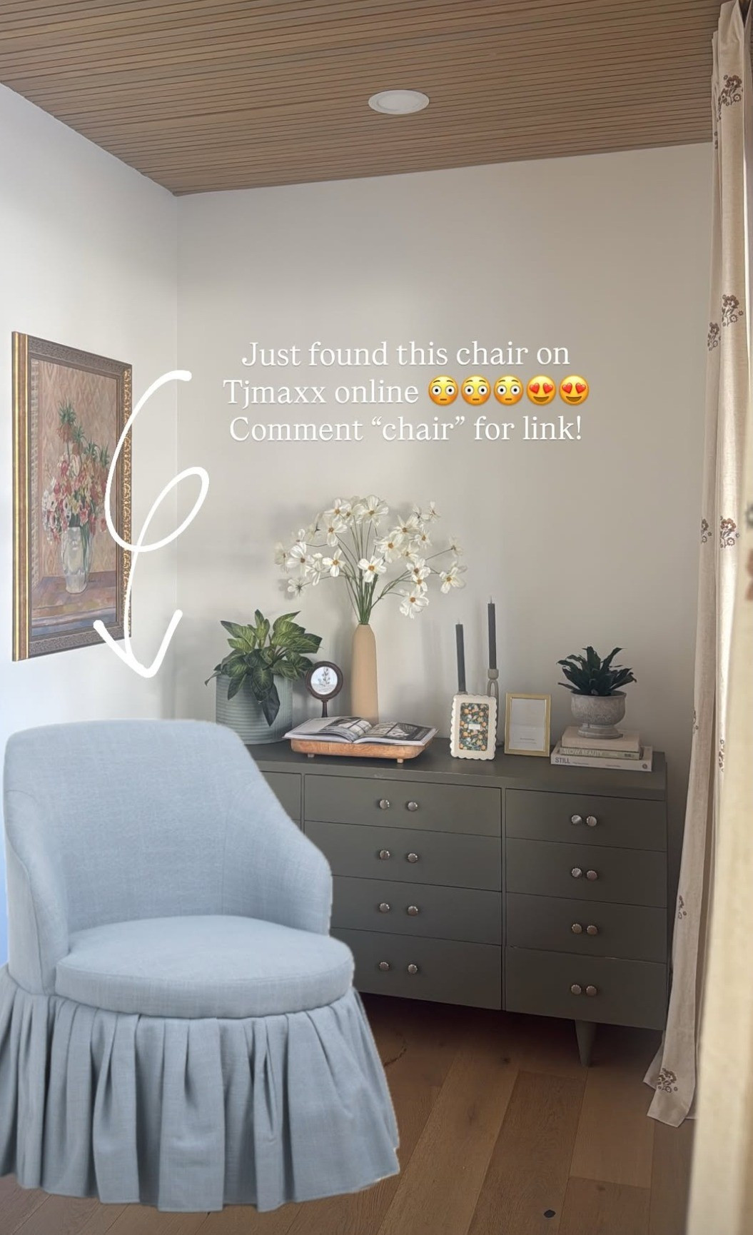 The cutest TJ Maxx find! I'm smitten by the ruffles on this chair!
 

 #LTKHome