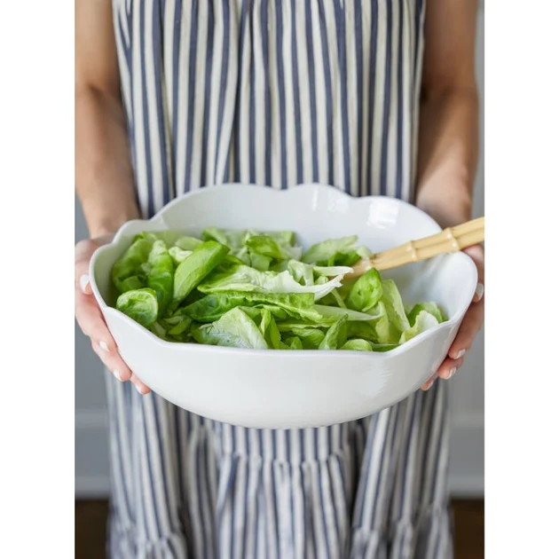 Scallop Melamine Serving Bowl | Cailini Coastal