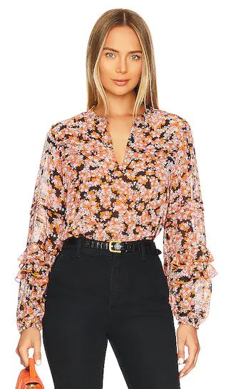 Pintuck Blouse in Harvest | Revolve Clothing (Global)