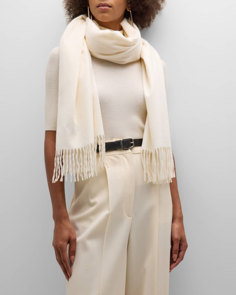 Fringed Cashmere Evening Wrap | Neiman Marcus