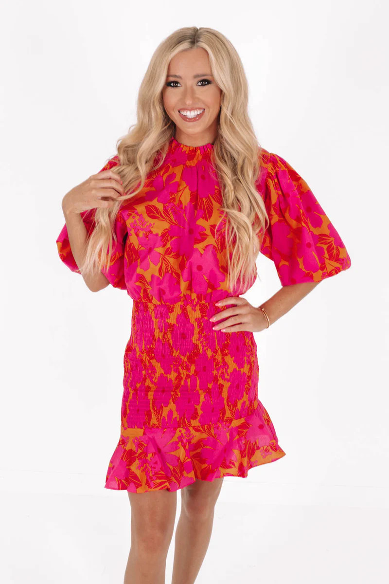 Sunny And Bright Dress - Pink | The Impeccable Pig