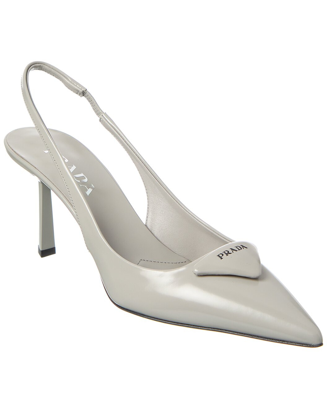 Logo Leather Pointy-Toe Slingback Pump | Gilt & Gilt City