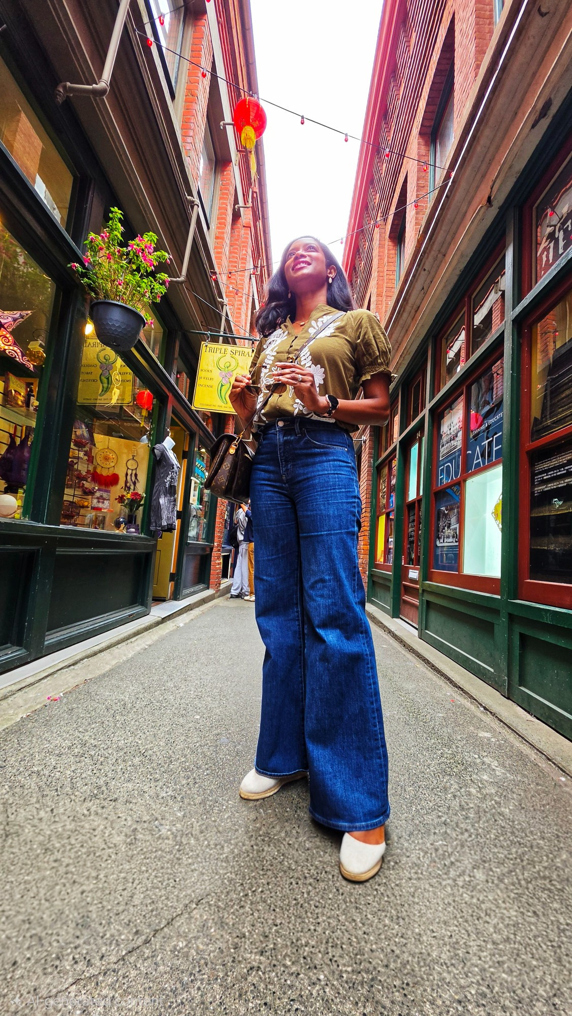 Downtown Victoria B.C is very walkable. There are blocks upon blocks of cute shops, places to eat, and even Victoria's Chinatown - Canada's oldest Chinatown.*Key highlights include the colorful Gate of Harmonious Interest, the ultra-narrow Fan Tan Alley, and historic brick buildings featuring unique Chinese architecture.✈️ Tip: Wear comfortable shoes, and go before 6pm, when most stores close. You'll definitely want to see everything. | Outfit linked on my bio. 

#LTKTravel #LTKOver40