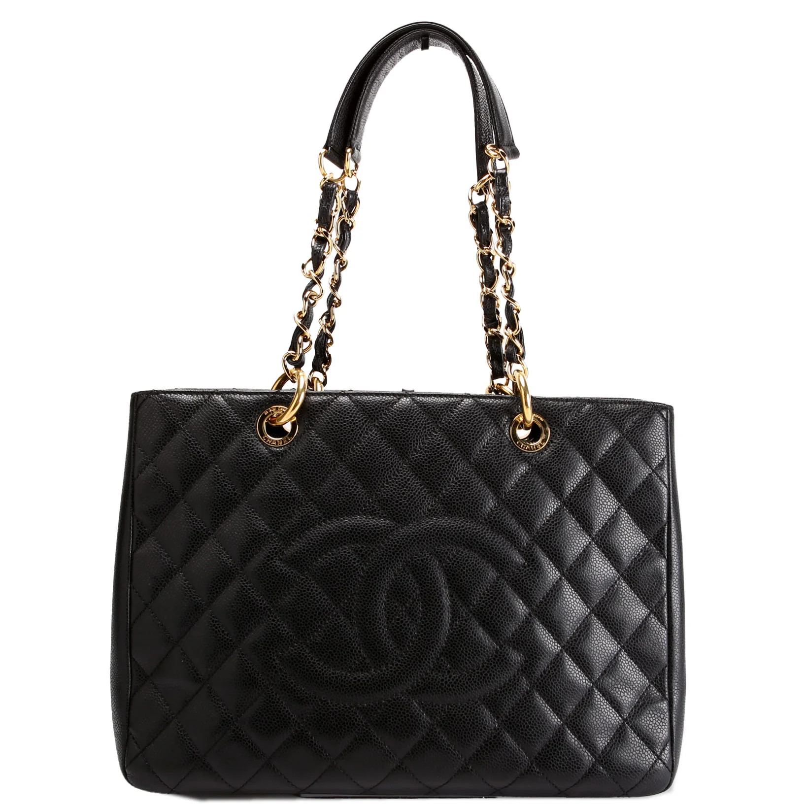 Grand Shopping Tote Caviar | Keeks Designer Handbags