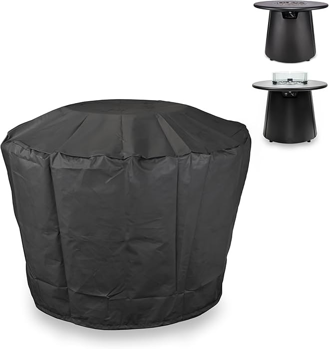 Propane Fire Pit Cover, Use With Propane Fire Pit Base and Table Attachment, Weatherproof, 39.5" ... | Amazon (US)