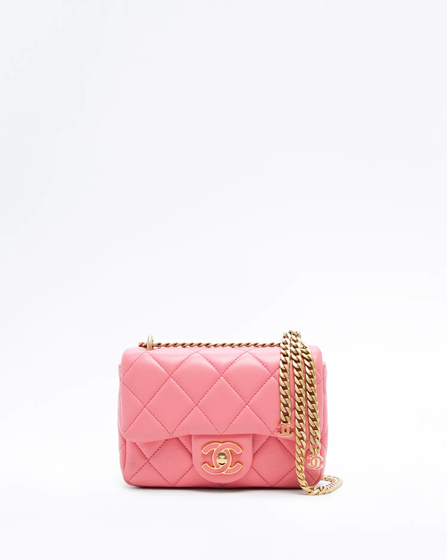 Lambskin Pending CC Mini Flap Bag | Vivrelle