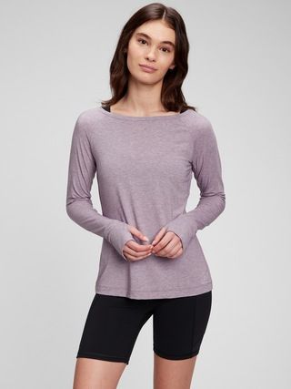 GapFit Breathe Boatneck T-Shirt | Gap (CA)