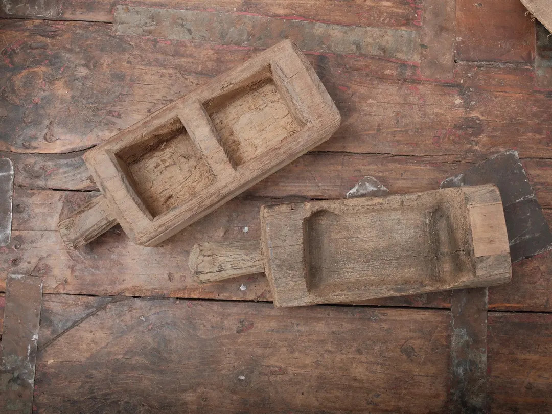 Vintage Hand-carved Wooden Chamak Scoop | Primitive Farm Tool | Rustic Wooden Trough Decor - Etsy | Etsy (US)