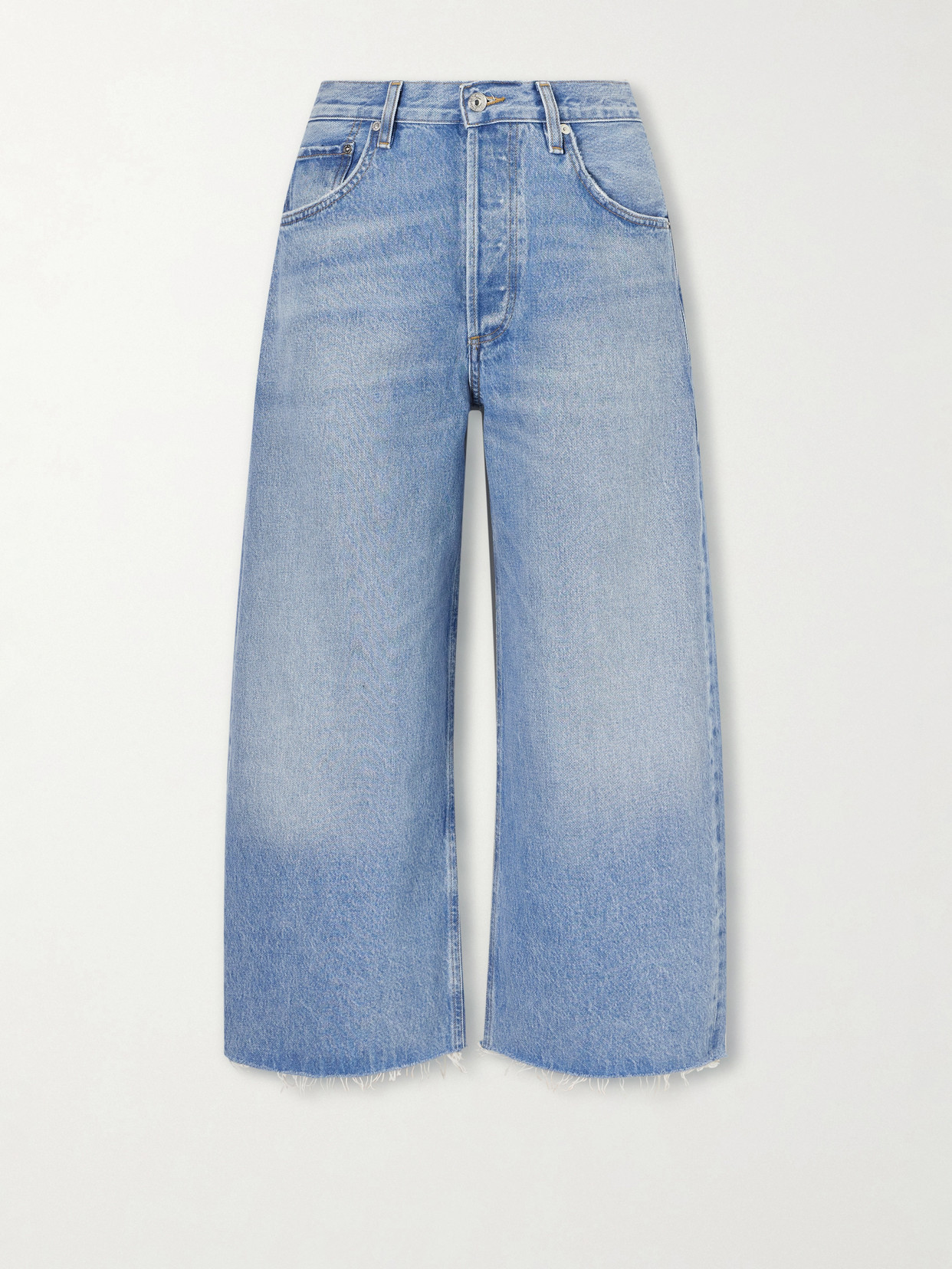 Citizens of Humanity - Ayla Mid-rise Wide-leg Jeans - Blue | NET-A-PORTER (US)