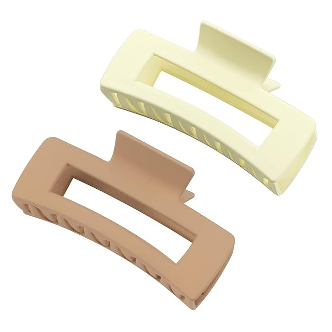 Large Claw Clips for Thick Hair - Strong Hold Banana Clips for Women and Girls, All Hair Types (W... | Amazon (US)