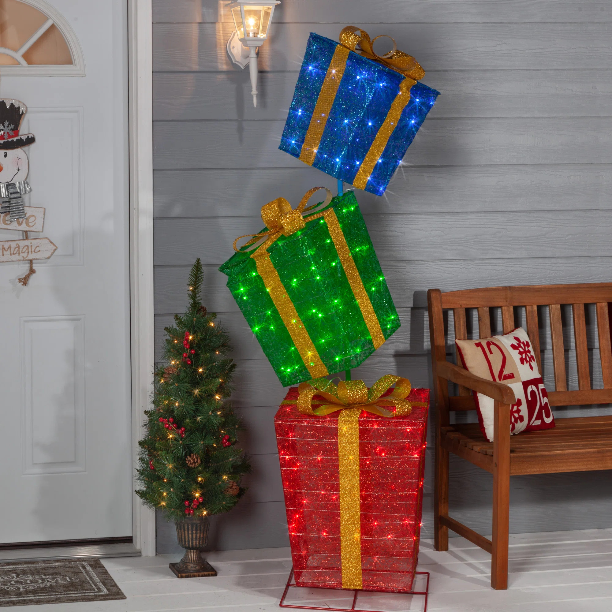 Stacked Lighted Gifts | Wayfair North America