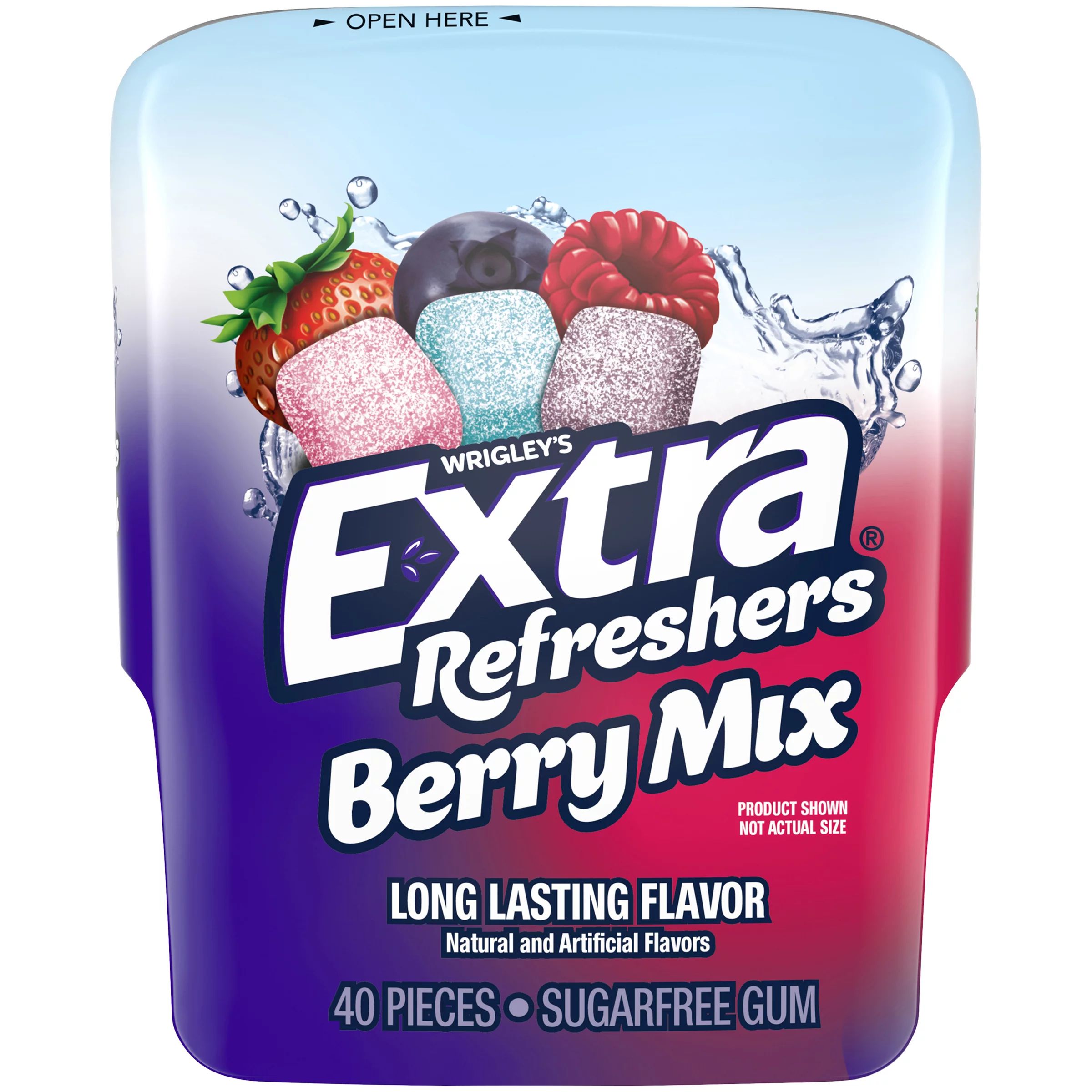 Extra Refreshers Berry Mix Gum, 40 Each | Walmart (US)