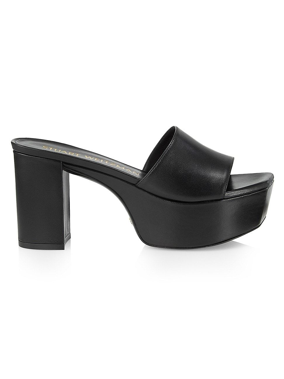 Women's 95MM Patent Leather Platform Sandals - Black - Size 9 | Saks Fifth Avenue