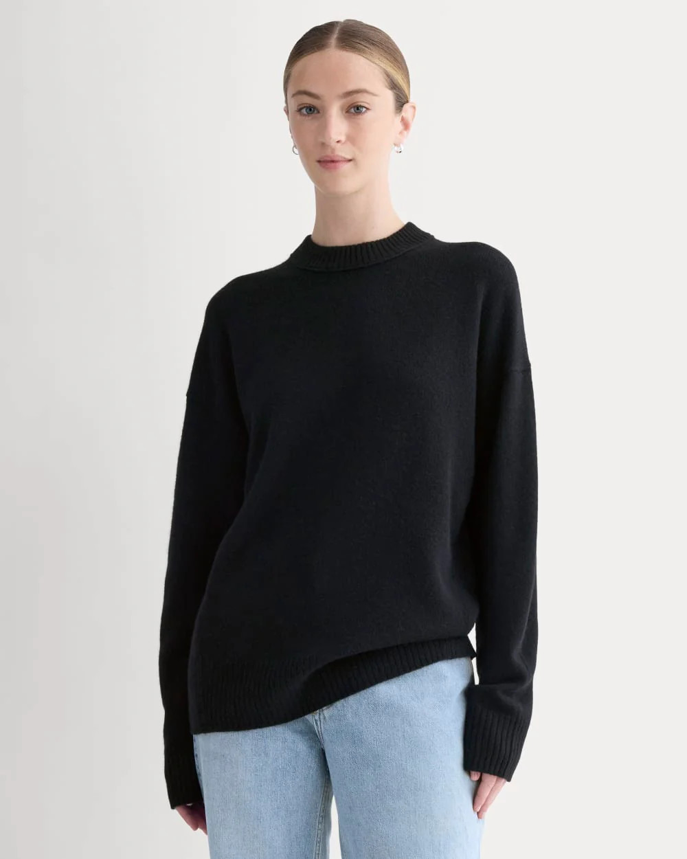 Cashmere Boyfriend Sweater | Black | Everlane