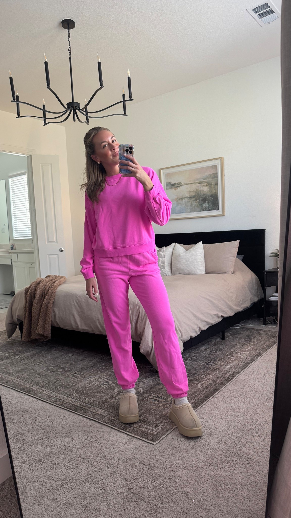 The set of my dreams! Pants come in long 😍 Have this in a light brown and had to order the pink I wear it so much! 

#LTKTall #LTKSaleAlert #LTKmomlife
