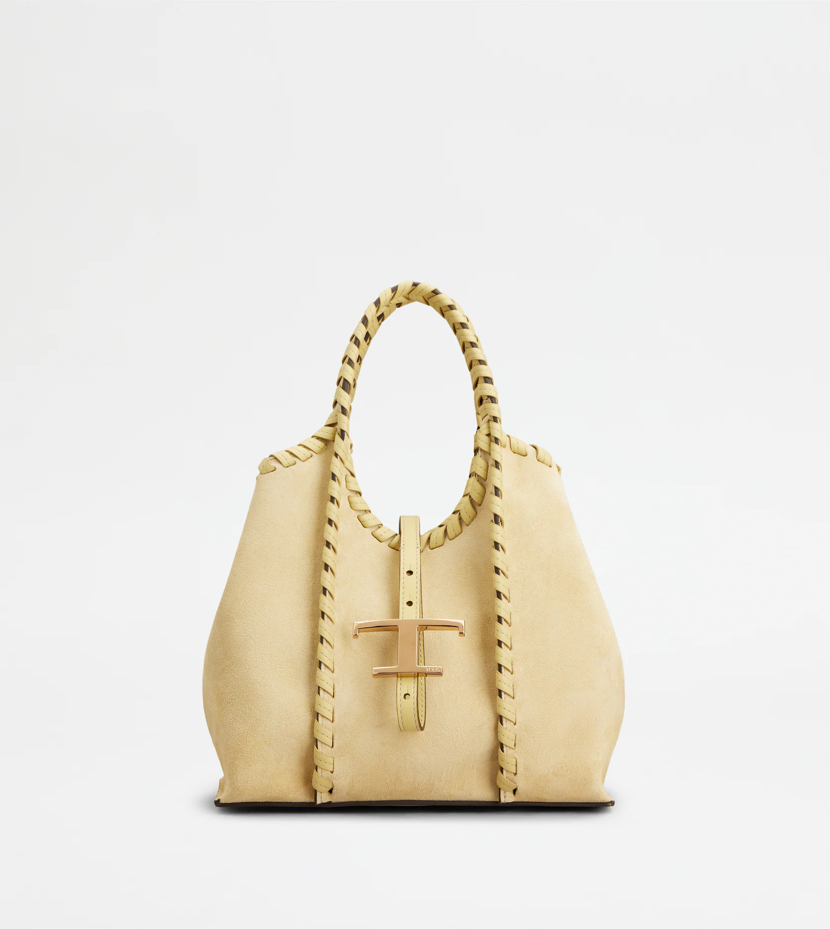 T Timeless Shopping Bag in Suede Mini | Tods