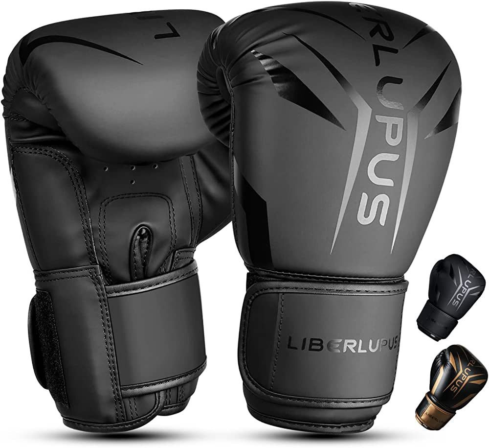 Liberlupus Boxing Gloves for Men & Women, Boxing Training Gloves, Kickboxing Gloves, Sparring Pun... | Amazon (US)