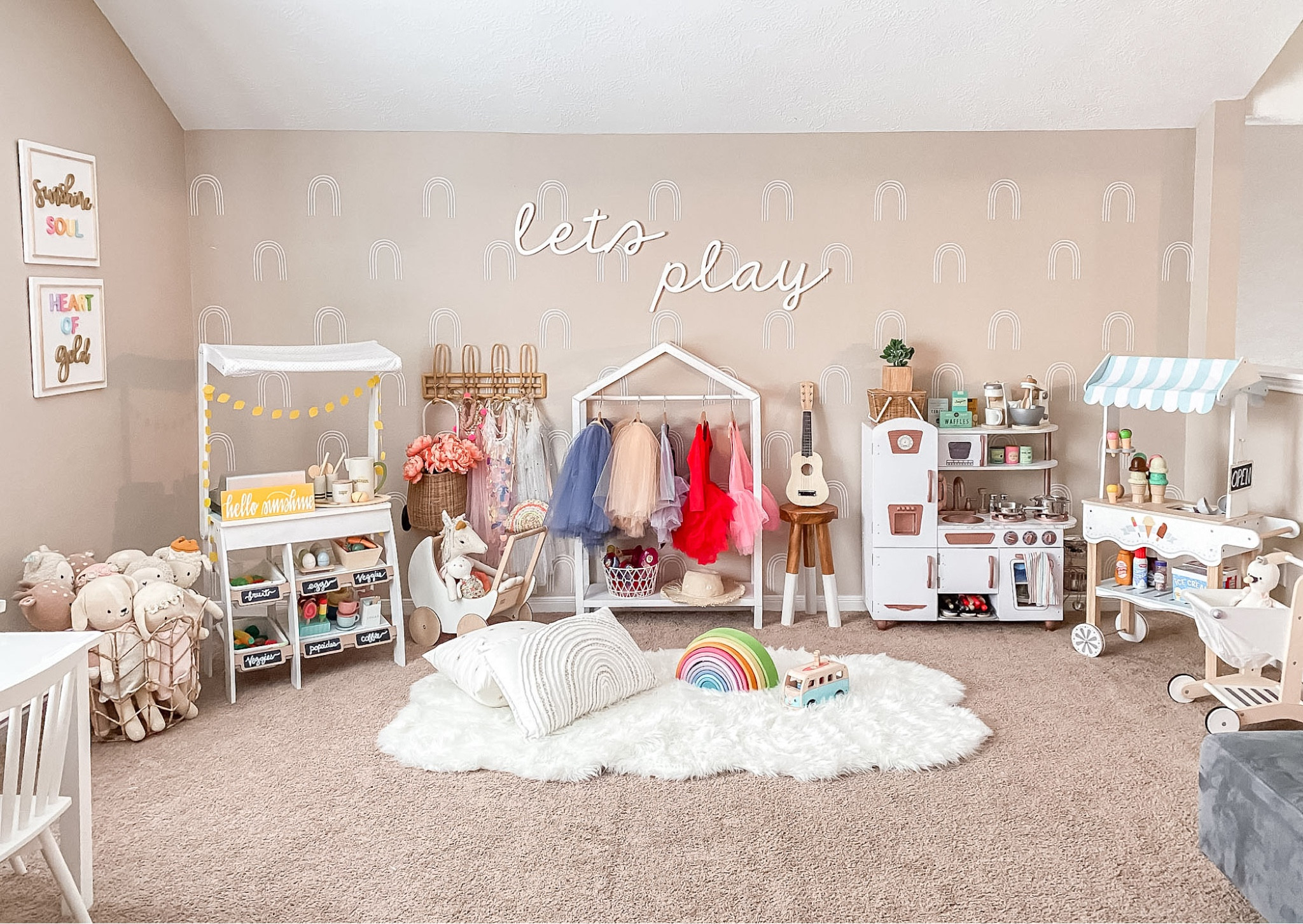 Kids Playroom 

#playroom #kidsdecor #toystorage #woodentoys #kidstoys #toyorganization #homedecor #playroomgoals #playkitchen #dressuprack #walldecals 

#LTKfamily #LTKhome #LTKkids