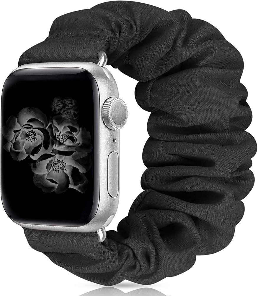 MEULOT Scrunchie Watch Bands for Women Compatible with Apple Watch Bands Series 9 Ultra 8 7 6 5 4... | Amazon (US)
