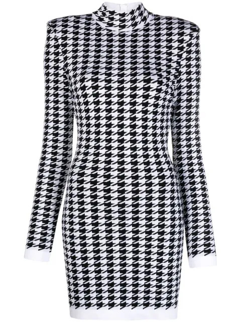 houndstooth knit dress | Farfetch (US)