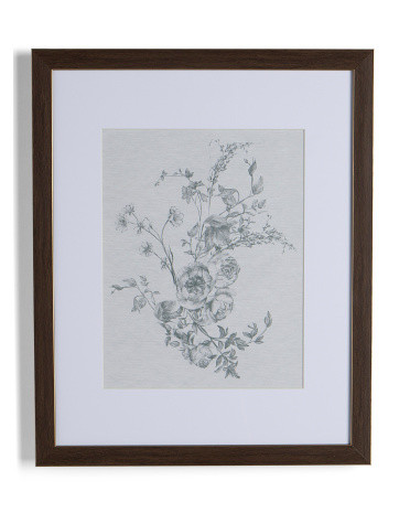 16x20 Matted To 11x14 Wooden Wall Picture Frame | TJ Maxx