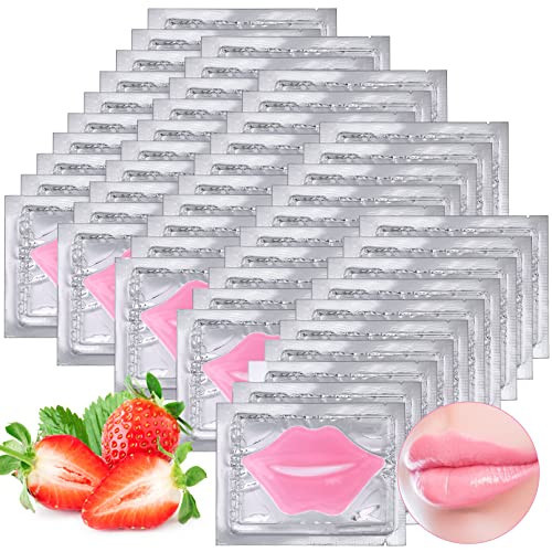 Kipeber 50PCS Lip Mask Sheet,Collagen Crystal Lip Masks,Pink Lip Care Pads Mask for Moisturizing Nourishing,Anti-Aging & Anti-Wrinkle,Lip Gel Patches Pads for Dry Lip,Remove Dead Skin | Amazon (US)