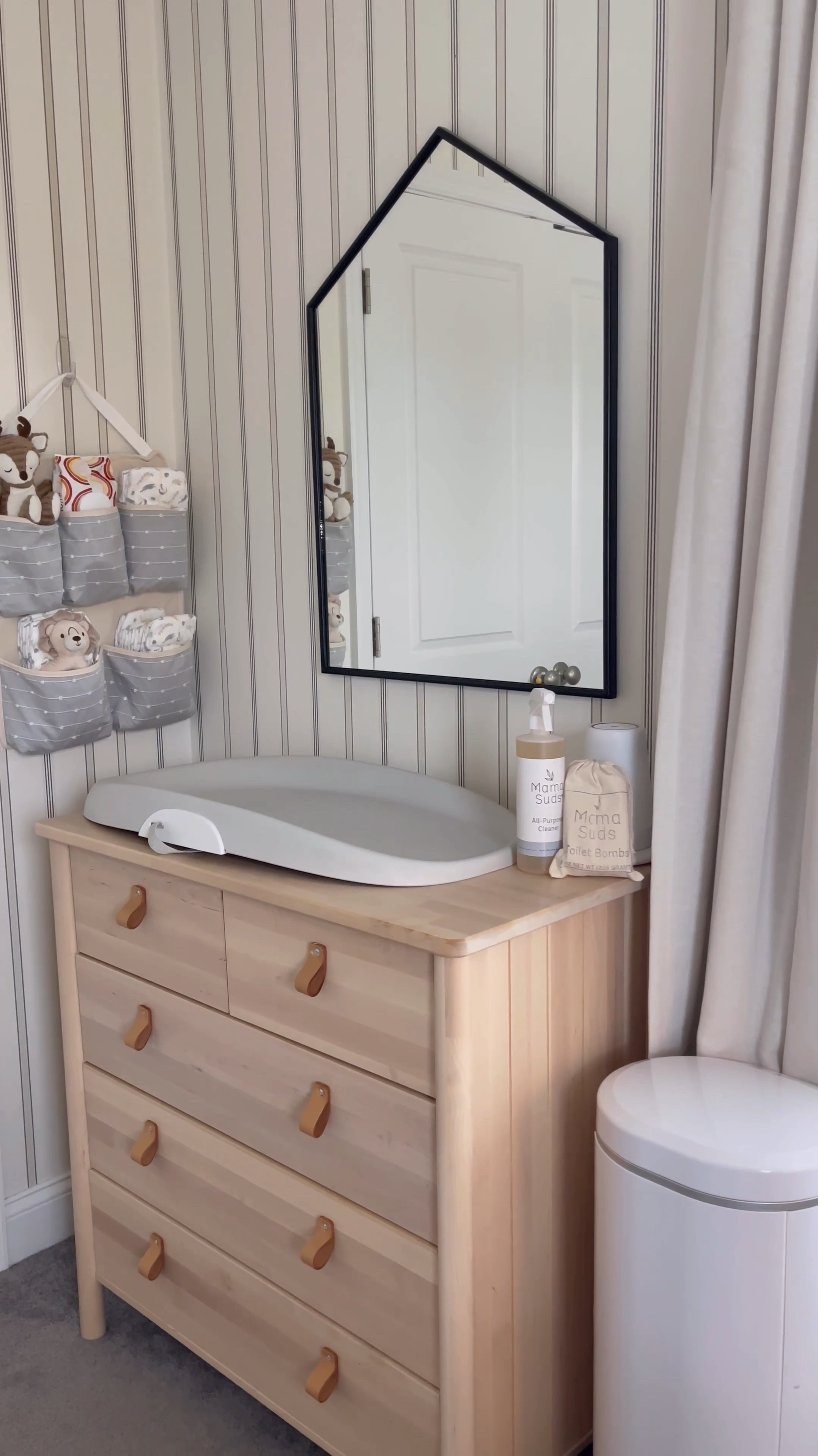 Changing Station Refresh & Restock with non-toxic ingredients from Mama Suds! I am glad that I can properly sanitize my baby’s nursery without feeling guilty from using harsh chemicals! Leaves baby room smelling like lemons, tea tree oil, and peppermint! 🍋

Use my code “TONI15” for 15% Off!

 #MAMASUDS #springcleaning #trulysafe #nontoxichome #babynursery 

#LTKFamily #LTKKids #LTKBaby