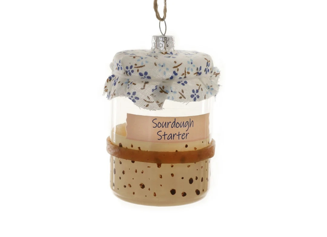 PRE-Order: Sourdough Starter Glass Christmas Ornament | Etsy (US)