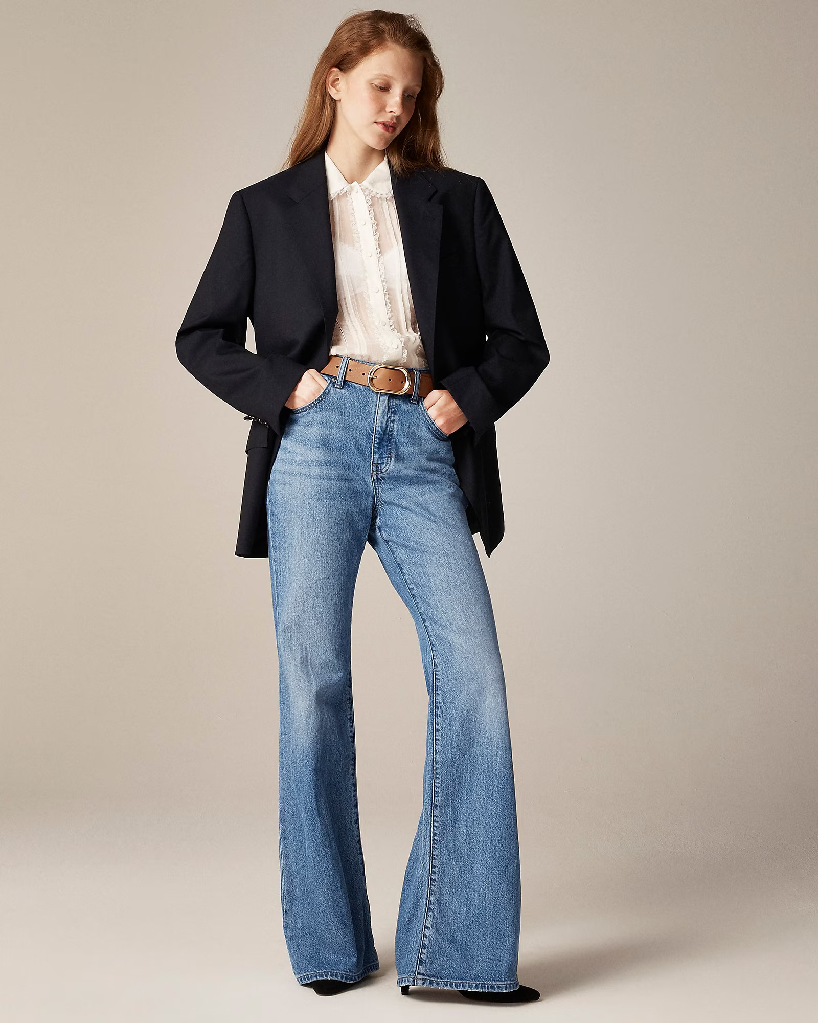 High-rise flare jean in 1996 semi-stretch | J. Crew US