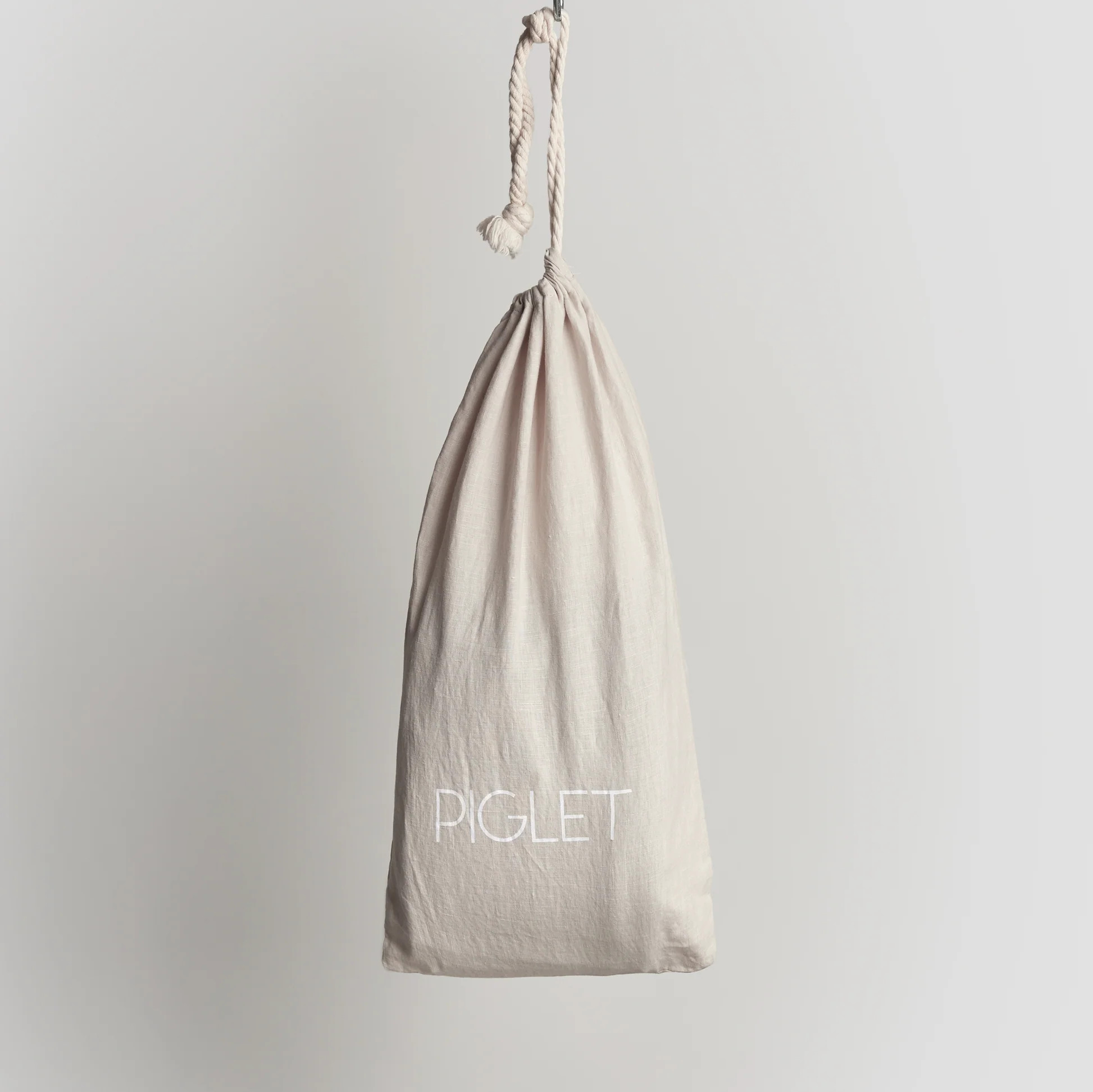 Oatmeal Linen Pillowcases (Pair) | Piglet