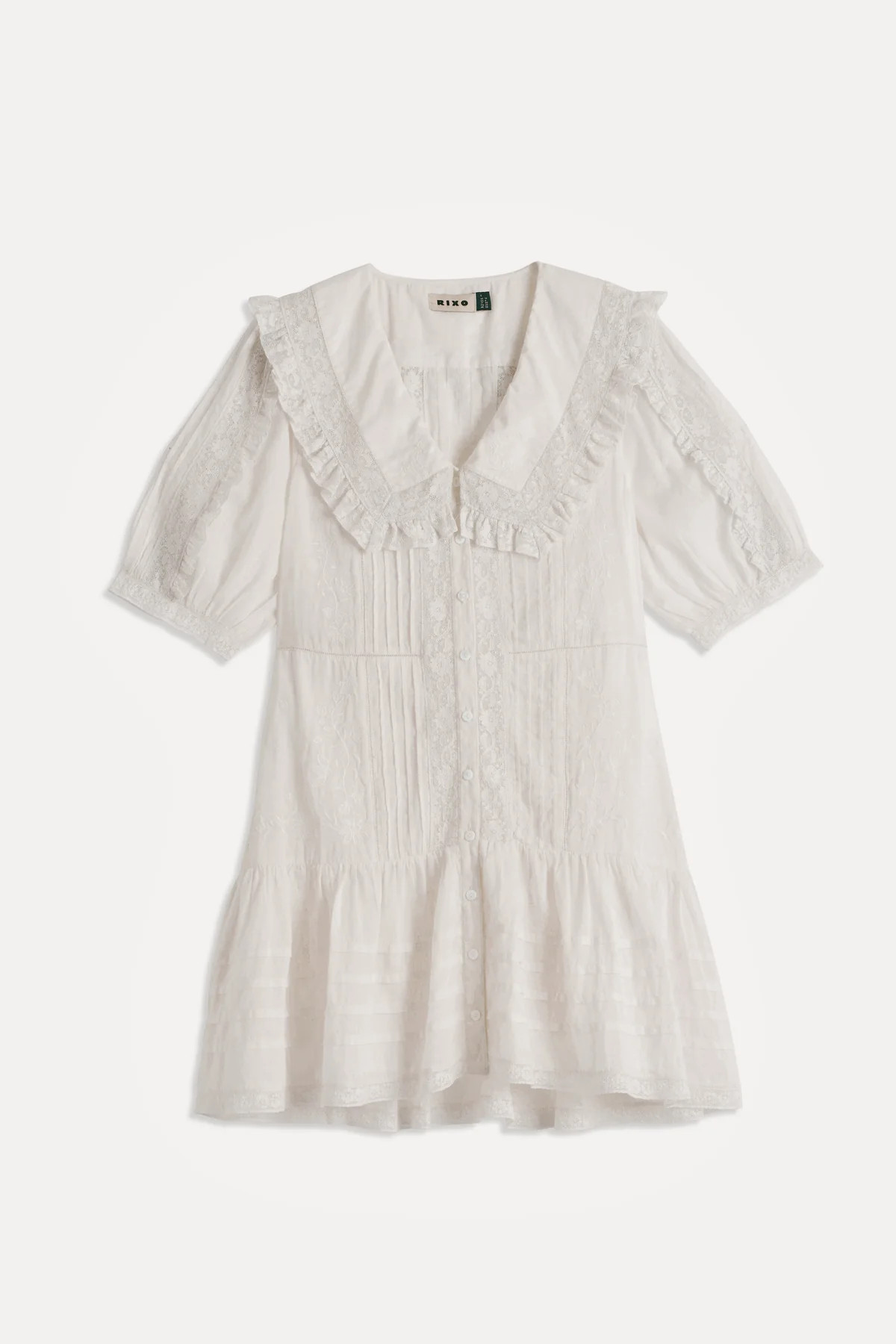 Dove  -  Pansy Embroidery White | Rixo