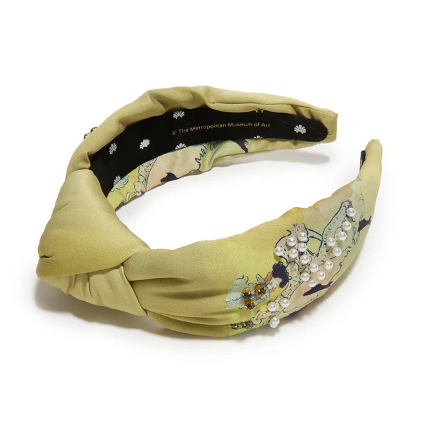 THE MET X LELE TOULOUSE LA TROUPE DE MADEMOISELLE EGLANTINE KNOTTED EMBELLISHED HEADBAND | LELE SADOUGHI