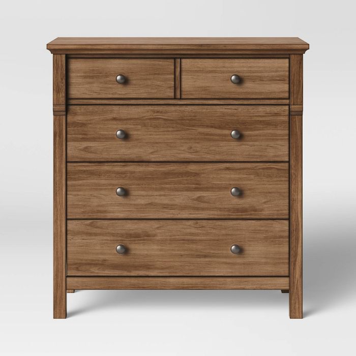 Shelburne Wood 4 Drawer Dresser Brown - Threshold™ | Target