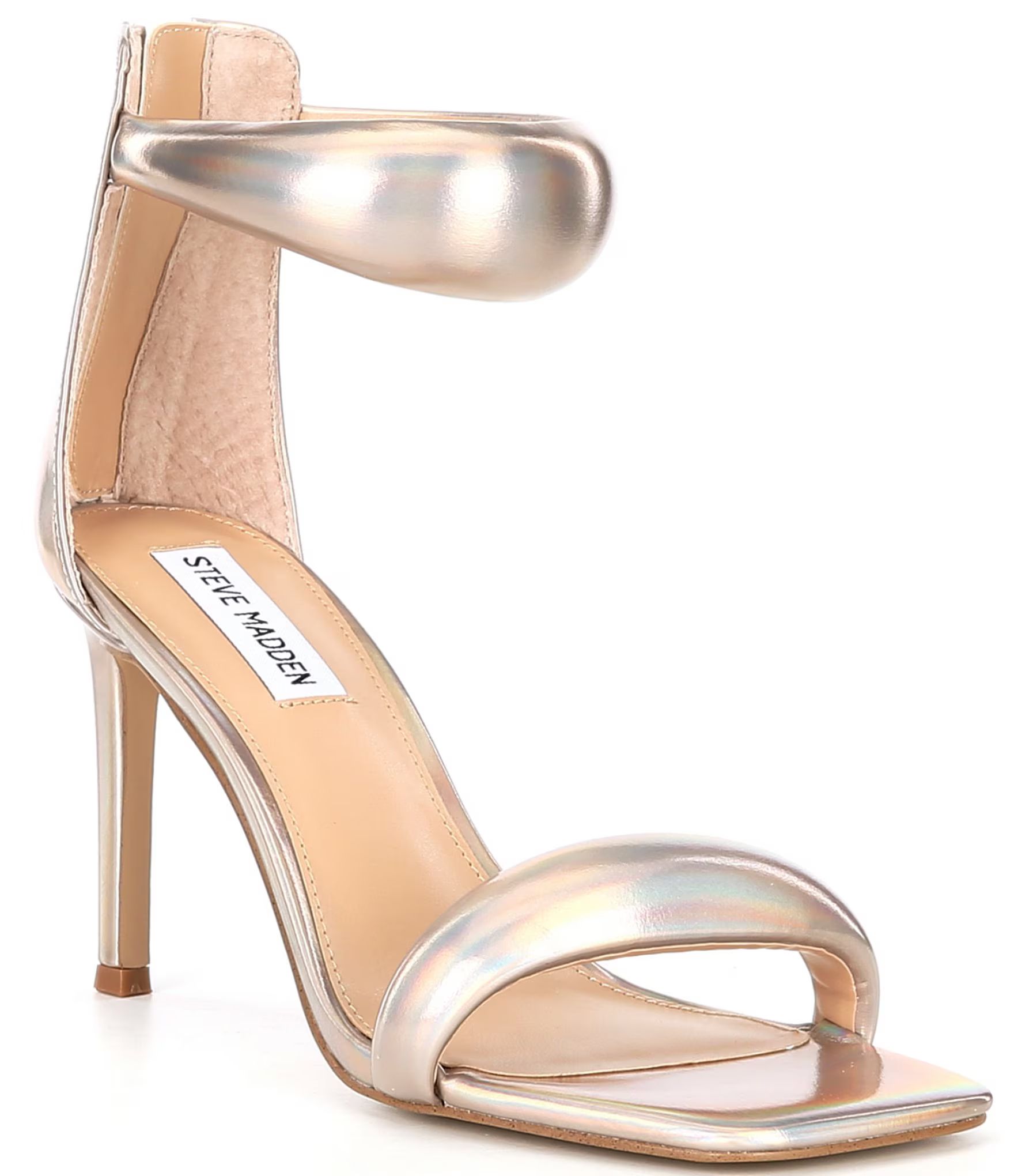 Partay Puff Metallic Ankle Strap Dress Sandals | Dillard's