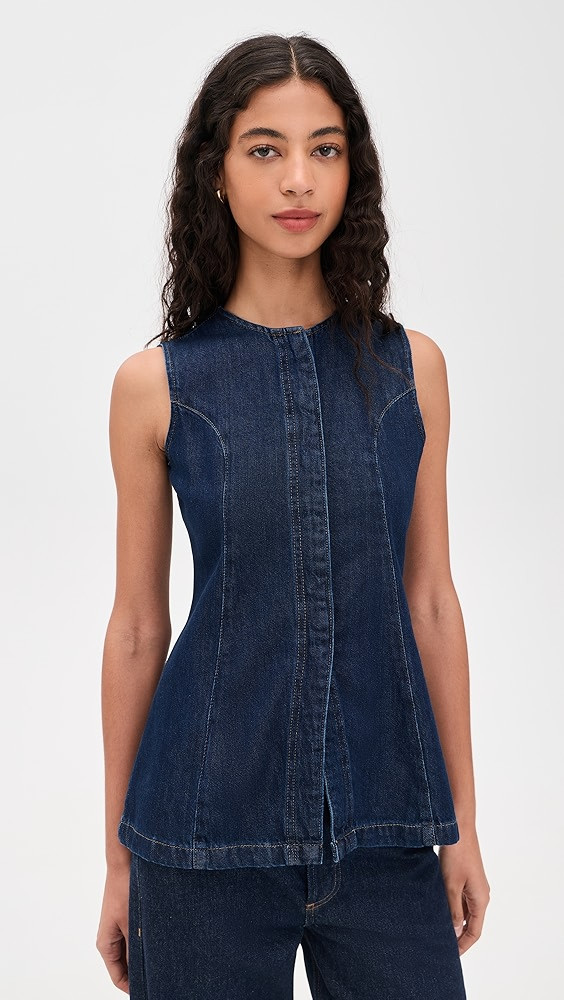 The Seamed Denim Tunic | Shopbop