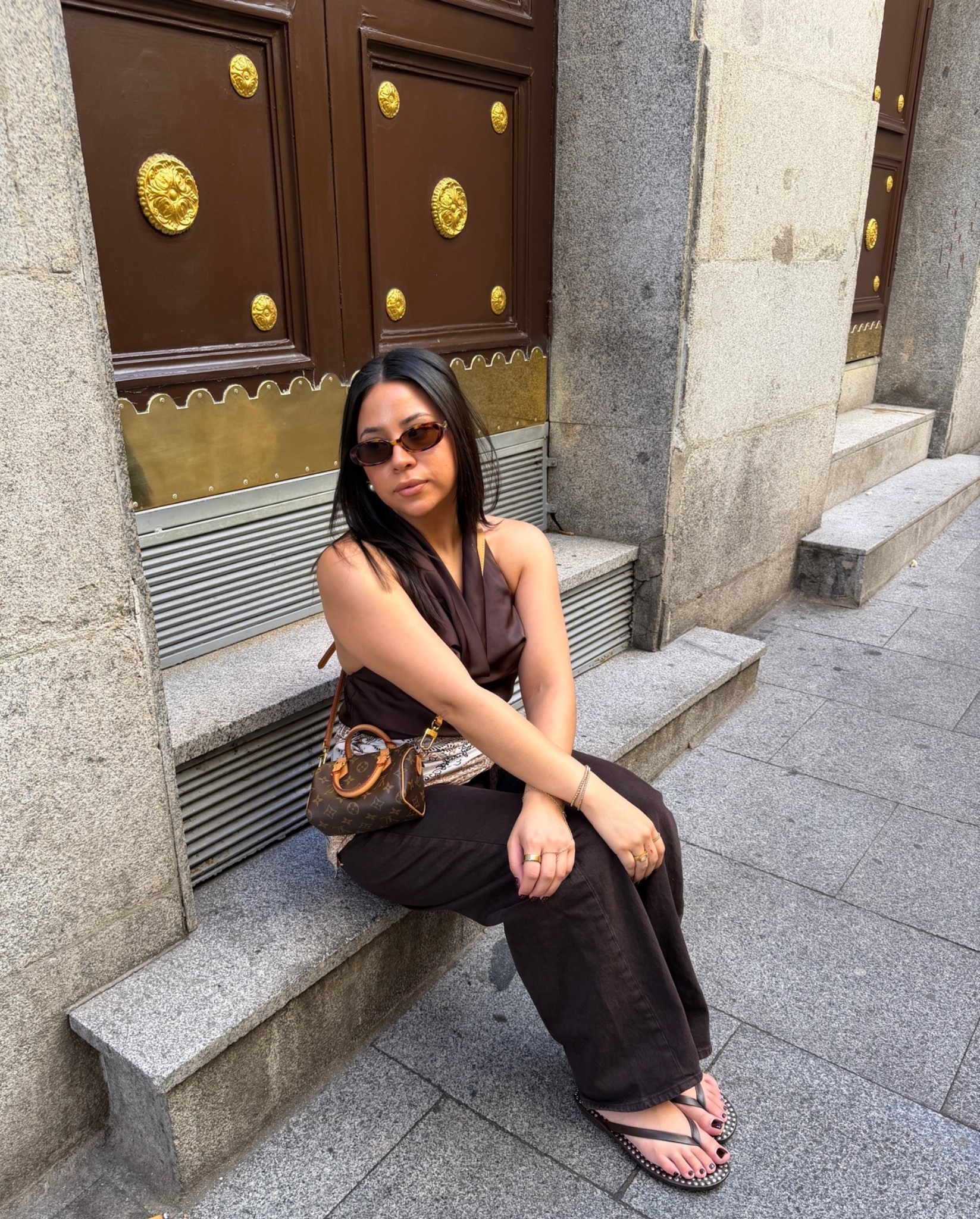 Top: small
Jeans: 26 short 
Bandana 
Sandals: 7 
Sunglasses

#LTKdayinmylife #LTKgrwm #LTKootd