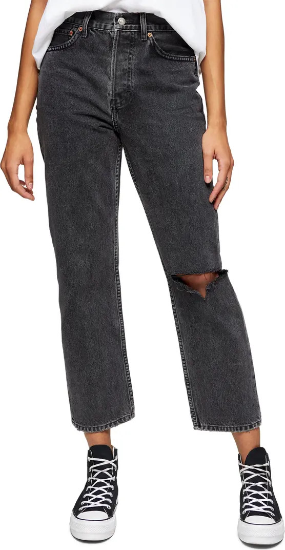 Chicago Ripped Knee High Waist Dad Jeans | Nordstrom