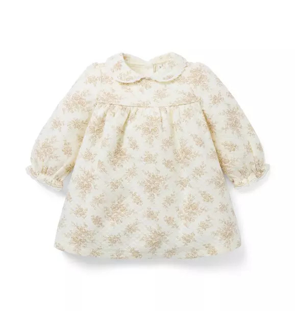 Baby Quilted Floral Toile Dress | Janie and Jack
