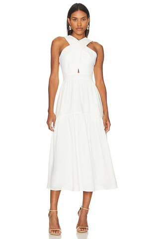 BCBGMAXAZRIA Day Dress in Gardenia from Revolve.com | Revolve Clothing (Global)
