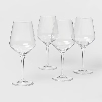 4pk Atherton Wine Glasses - Threshold™ | Target