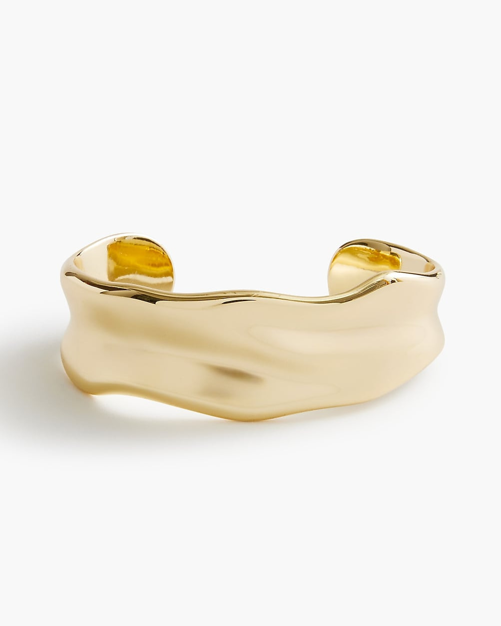 Molded metal cuff bracelet | J.Crew Factory