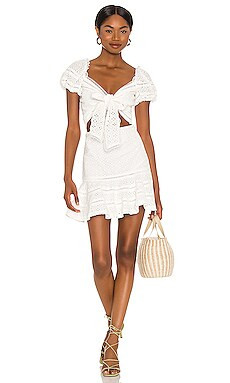 V. Chapman Praline Mini Dress in White from Revolve.com | Revolve Clothing (Global)