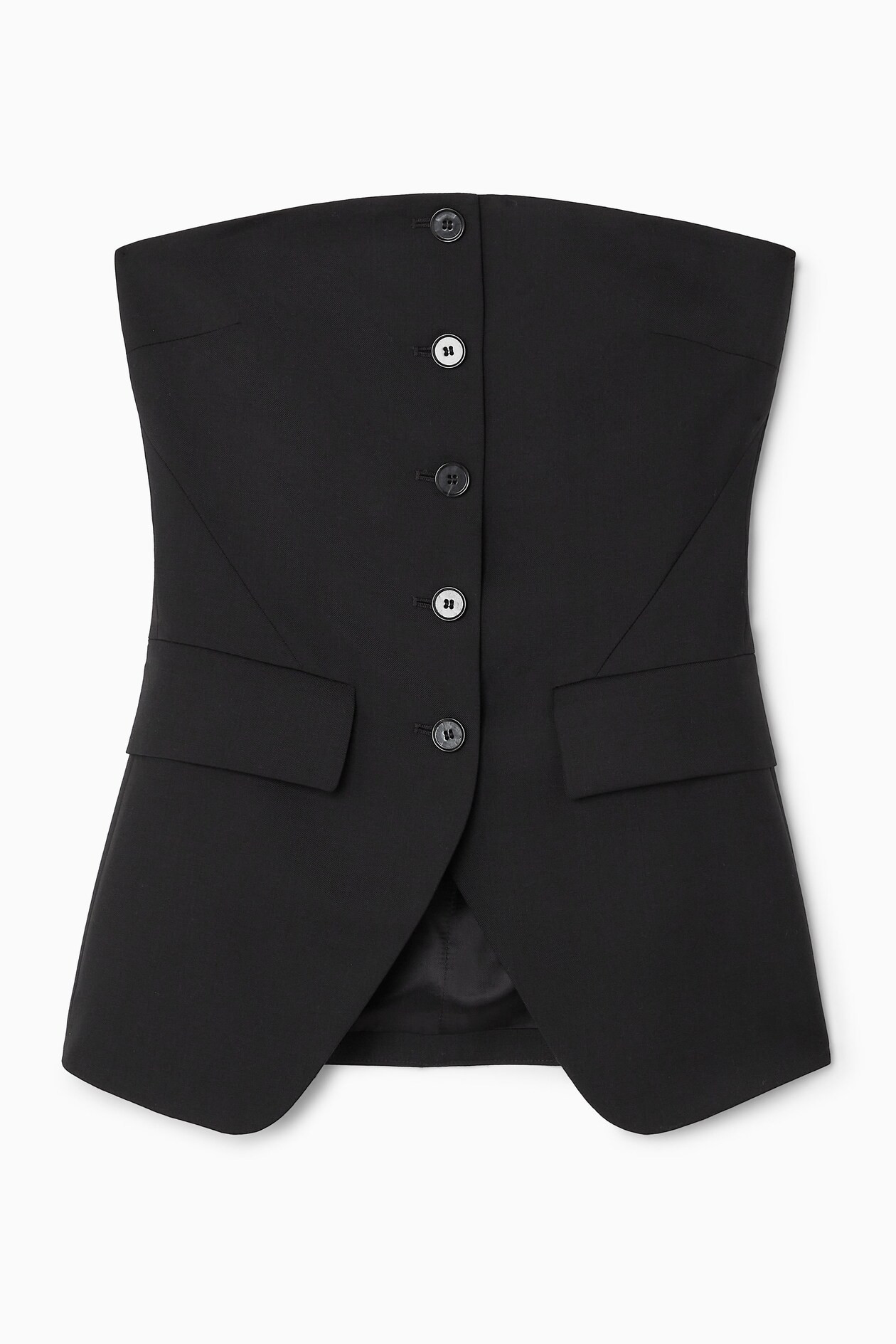 ELEGANTES BUSTIER IM WESTEN-STIL - SCHWARZ | COS (EU)