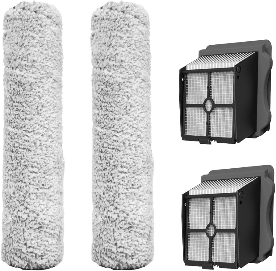 Amazon.com - Tineco Replacement 2 HEPA Assembly & 2 Brush Roller Set for iFLOOR 3, iFLOOR 3 Breez... | Amazon (US)