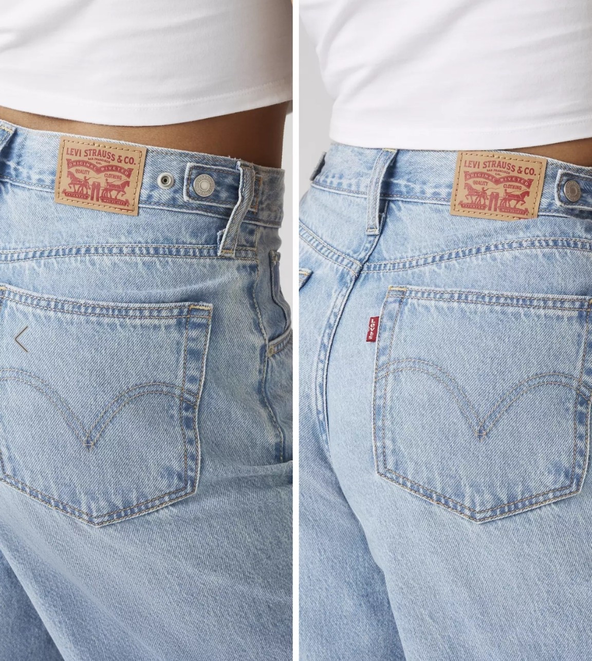 Perfek!! Sitzende verstellbare Jeans  für Mid Size Girls mit vielleicht kleinem Unterbauch a la Moi🫶