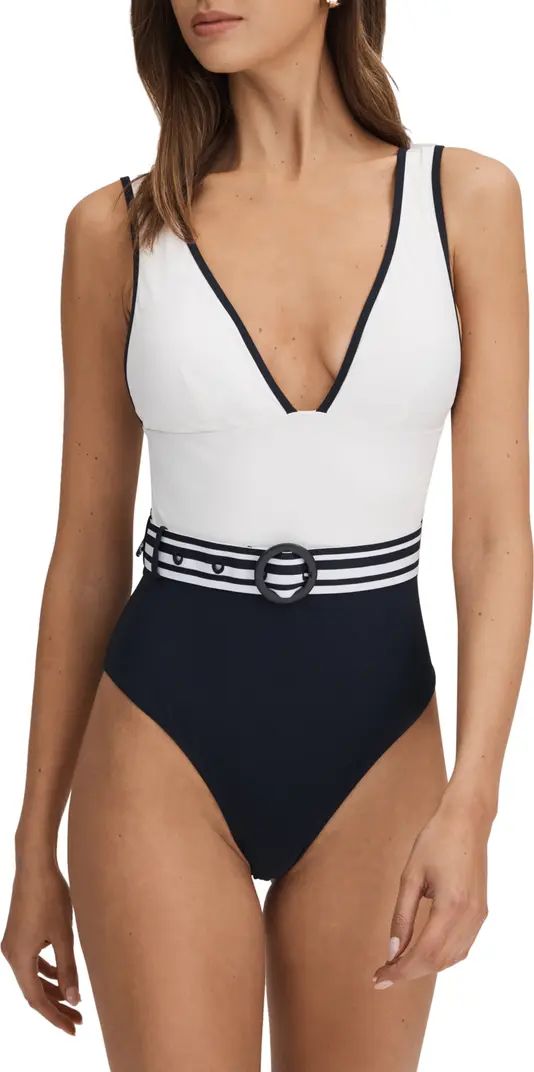 Willow Belted One-Piece Swimsuit | Nordstrom