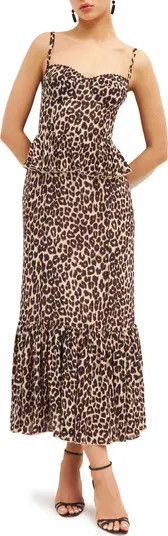 Reformation Felda Animal Print Maxi Dress | Nordstrom | Nordstrom